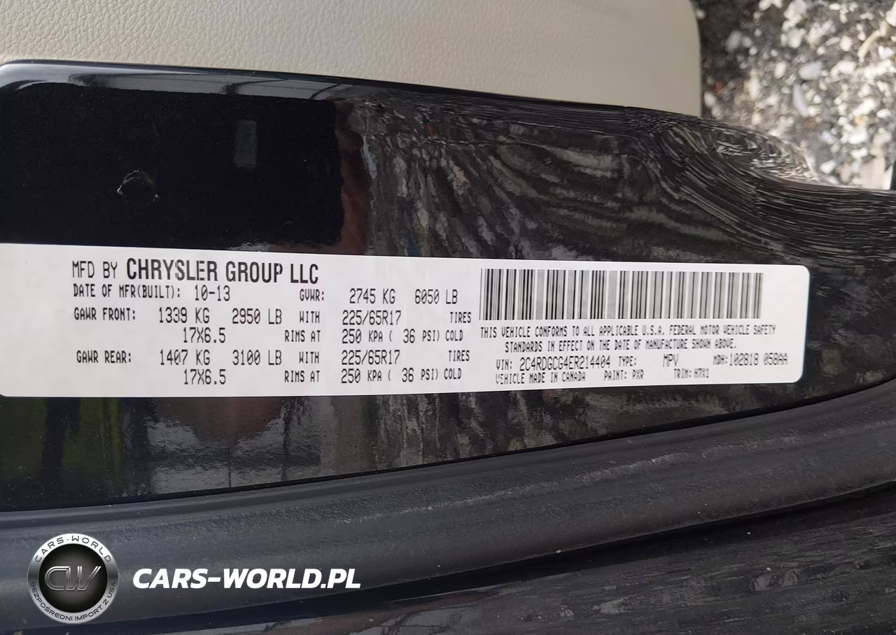 2014 Dodge Grand Caravan Sxt VIN:2C4RDGCG4ER214404 - 9