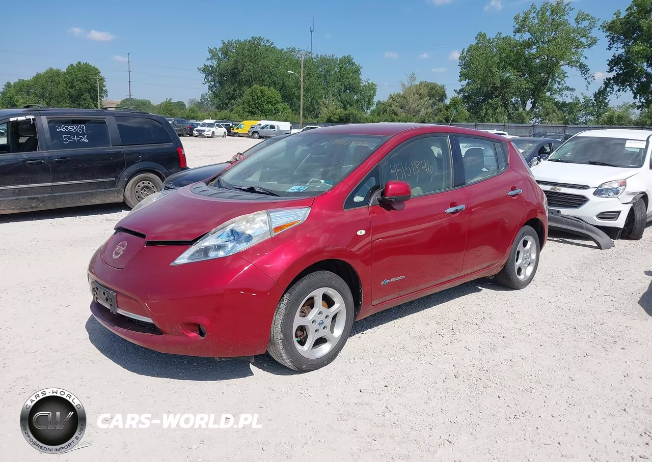 2012 Nissan Leaf Sl VIN:JN1AZ0CPXCT021091 - 2