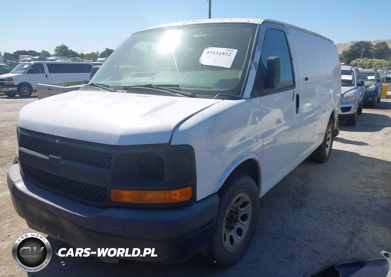 2010 Chevrolet Express 1500 Work Van VIN:1GCUGADX3A1105637 - 2