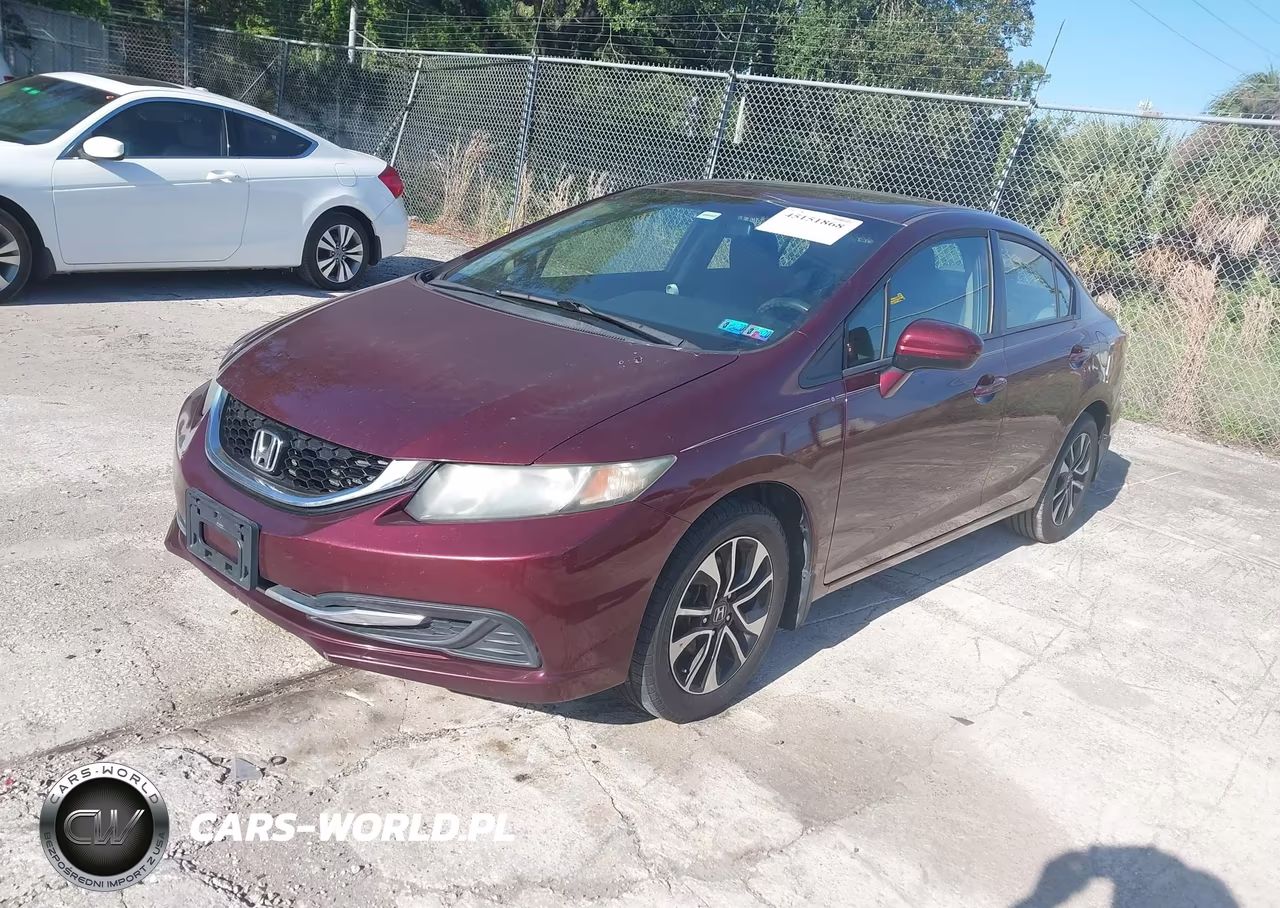 2015 Honda Civic Ex VIN:19XFB2F80FE208876 - 2