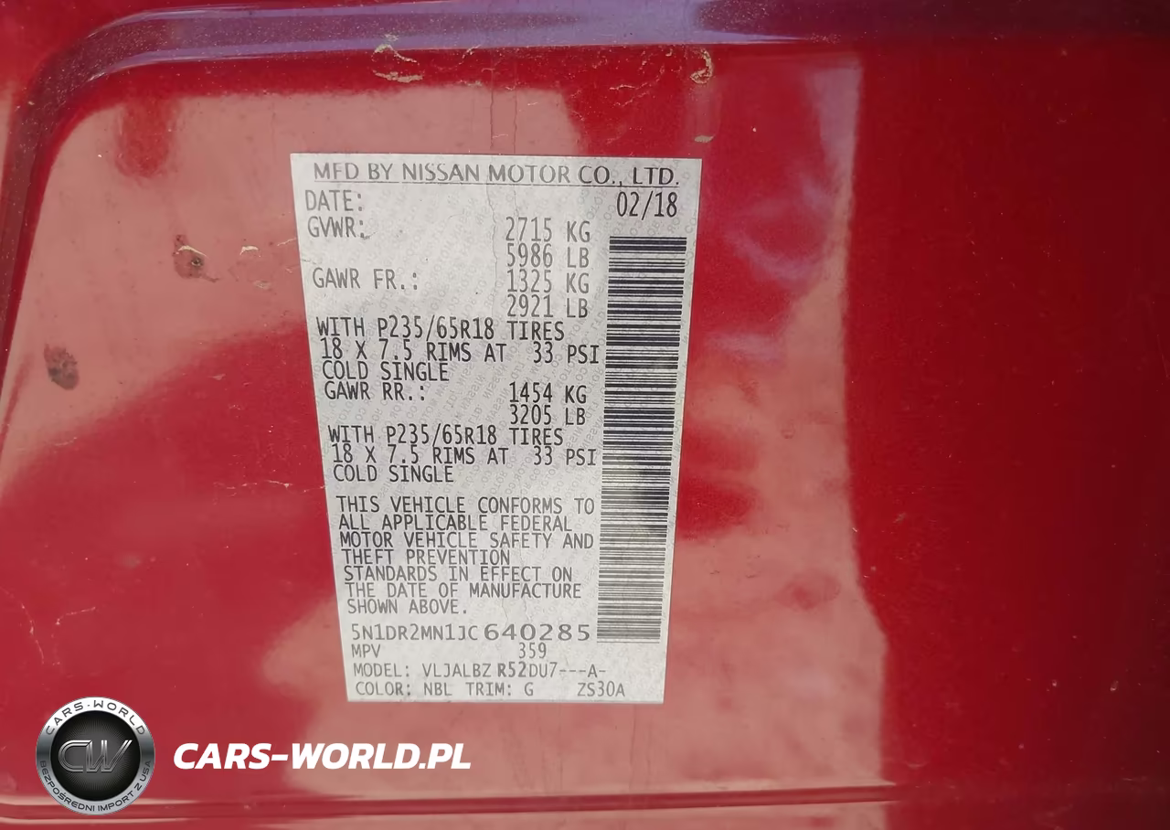 2018 Nissan Pathfinder S VIN:5N1DR2MN1JC640285 - 9