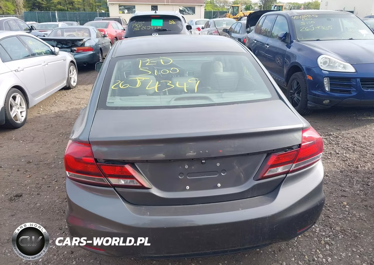 2013 Honda Civic Lx VIN:2HGFB2F50DH600460 - 15
