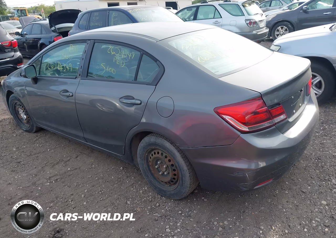 2013 Honda Civic Lx VIN:2HGFB2F50DH600460 - 3