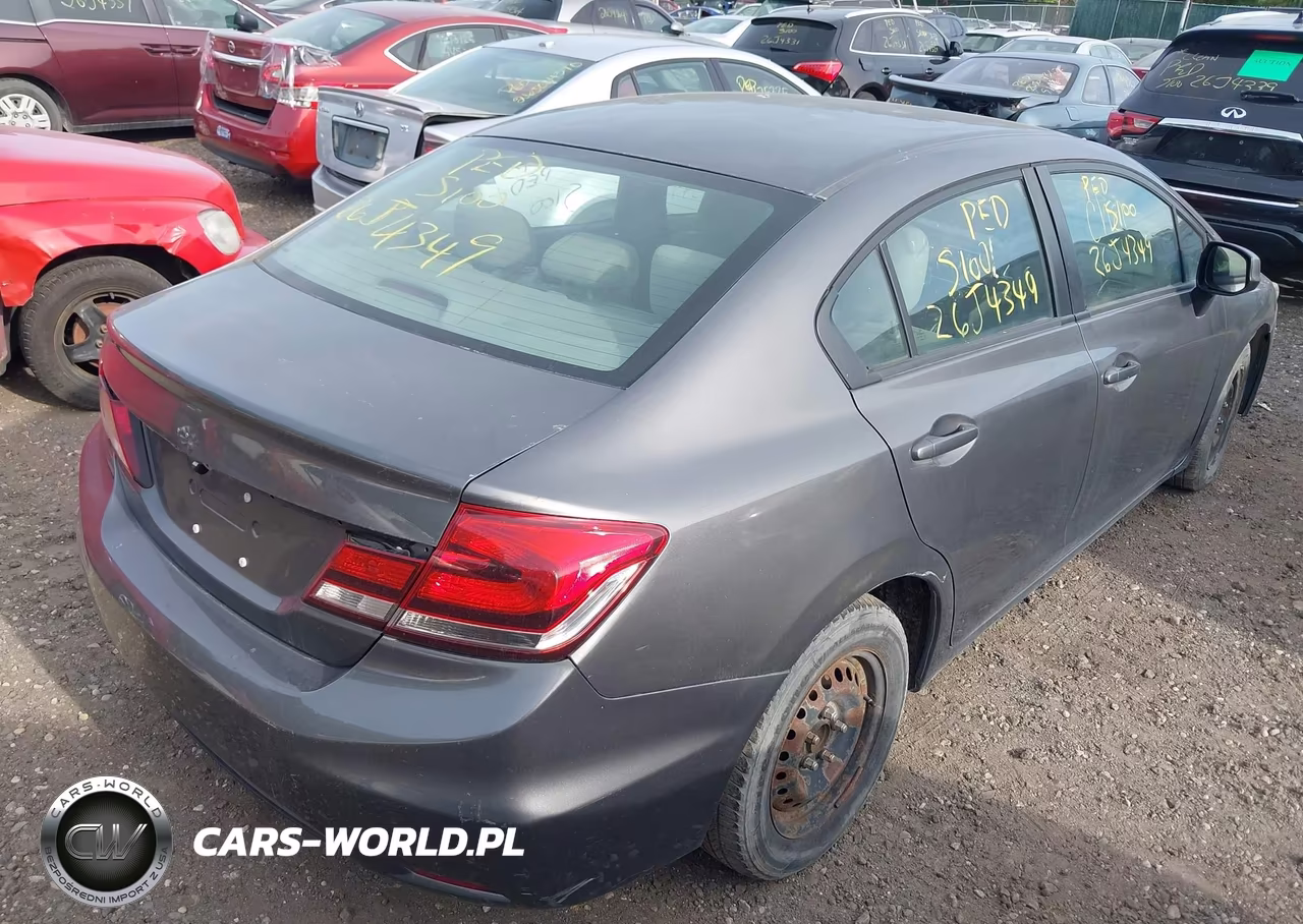 2013 Honda Civic Lx VIN:2HGFB2F50DH600460 - 4