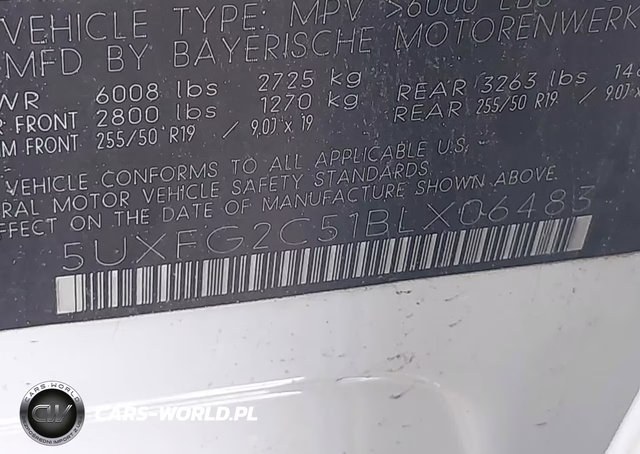 2011 BMW X6 xDrive35I VIN:5UXFG2C51BLX06483 - 9