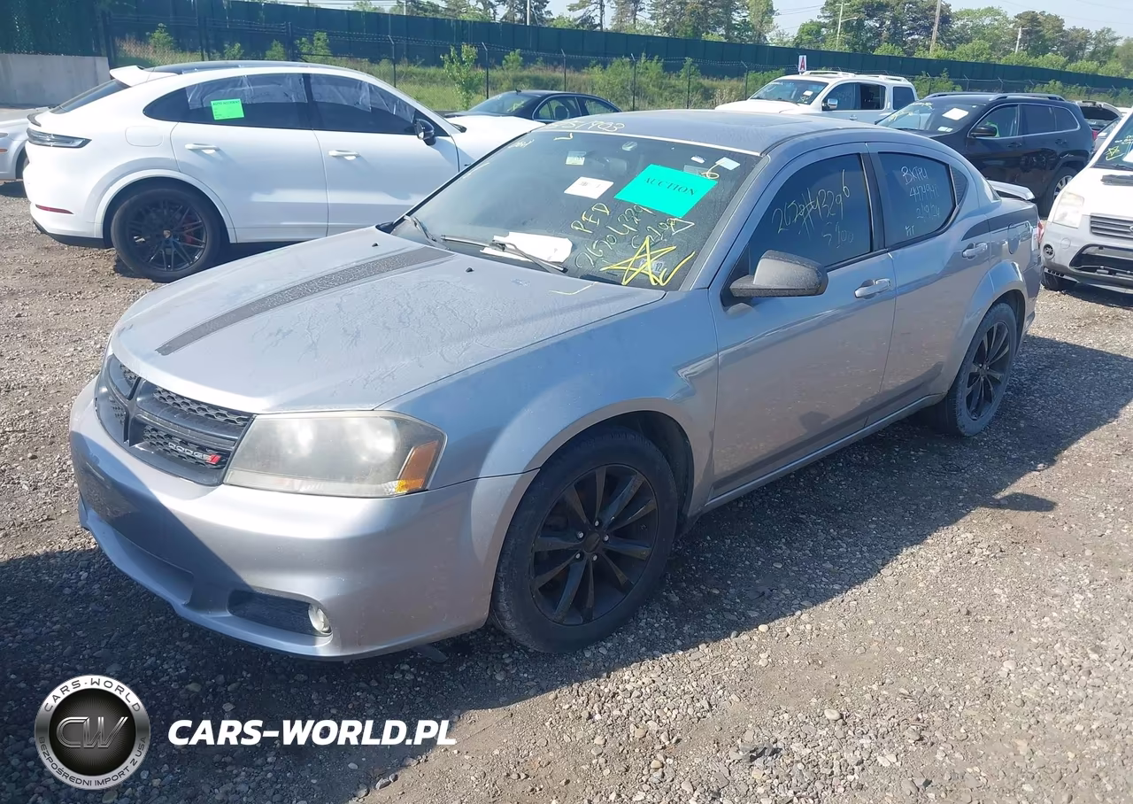 2014 Dodge Avenger Sxt VIN:1C3CDZCB2EN234643 - 2
