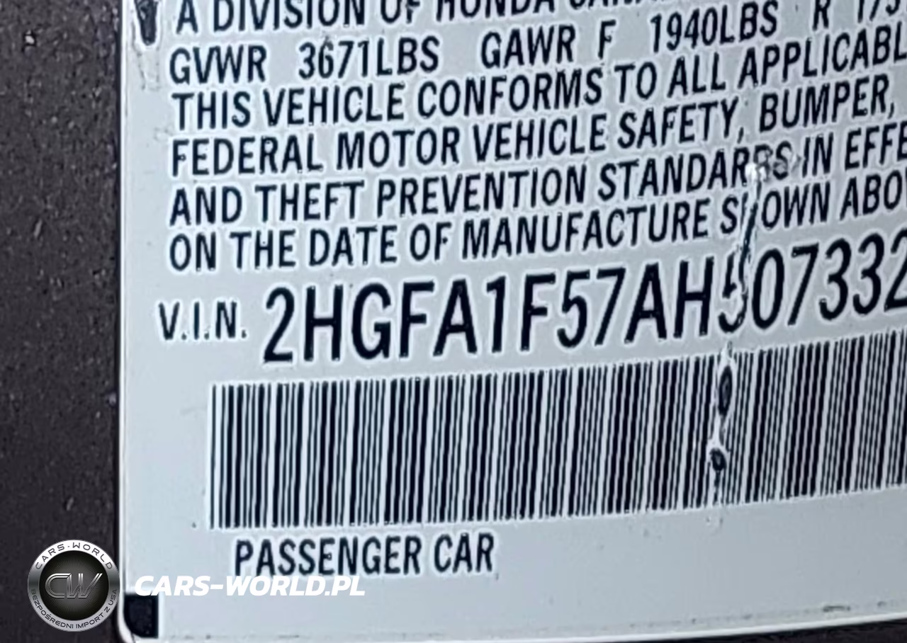 2010 Honda Civic Lx VIN:2HGFA1F57AH507332 - 9