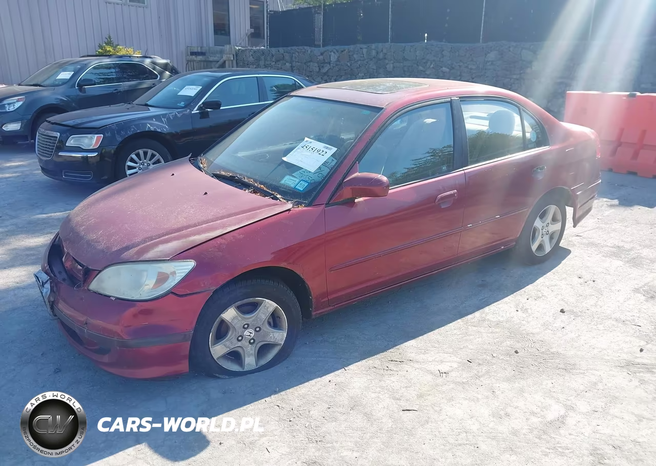 2005 Honda Civic Ex VIN:2HGES26755H520960 - 2