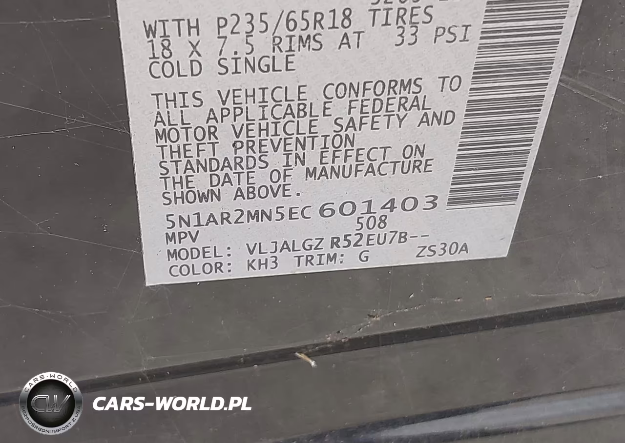 2014 Nissan Pathfinder Sl VIN:5N1AR2MN5EC601403 - 9