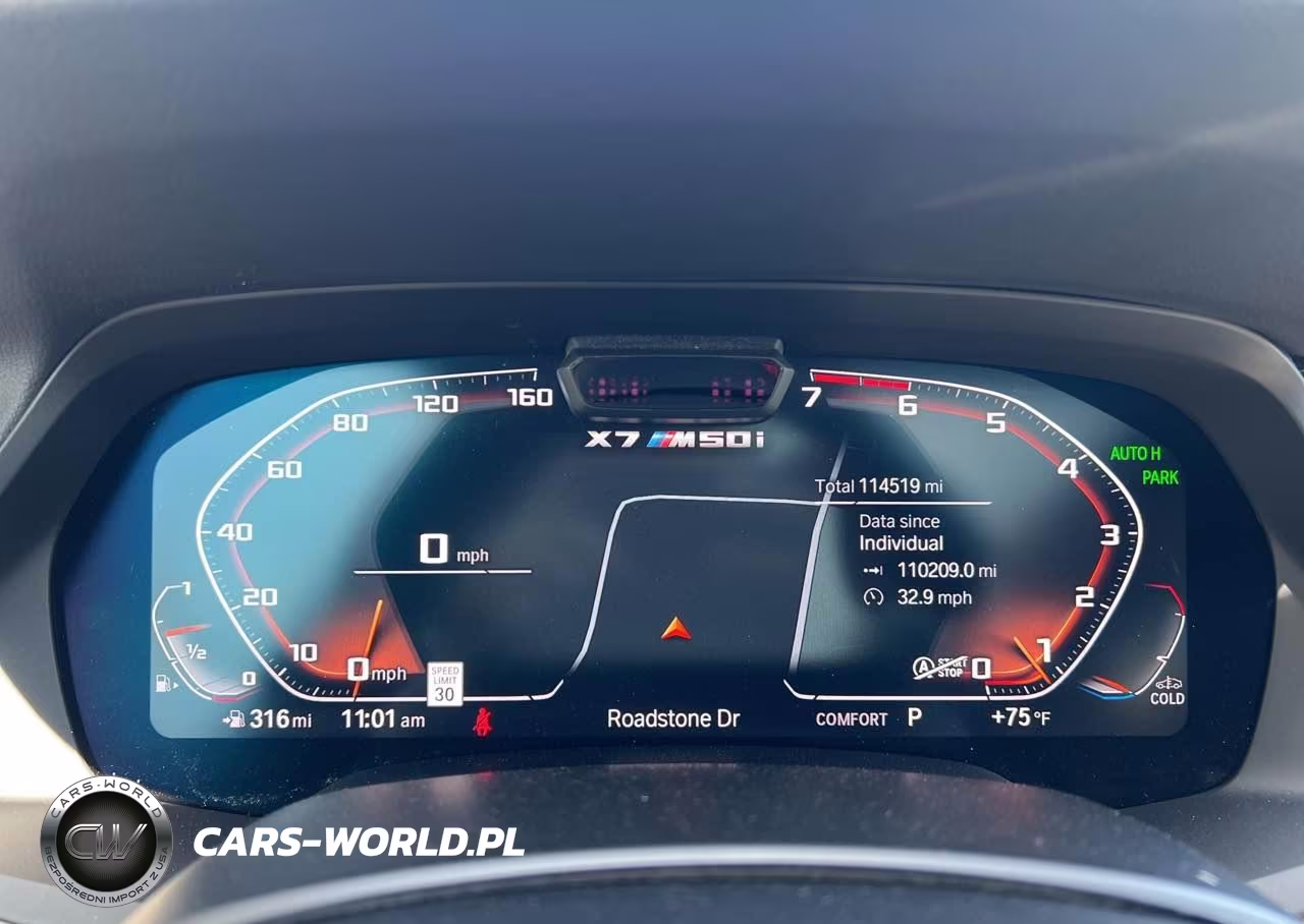 2022 BMW X7 M50I VIN:5UXCX6C00N9J47458 - 7