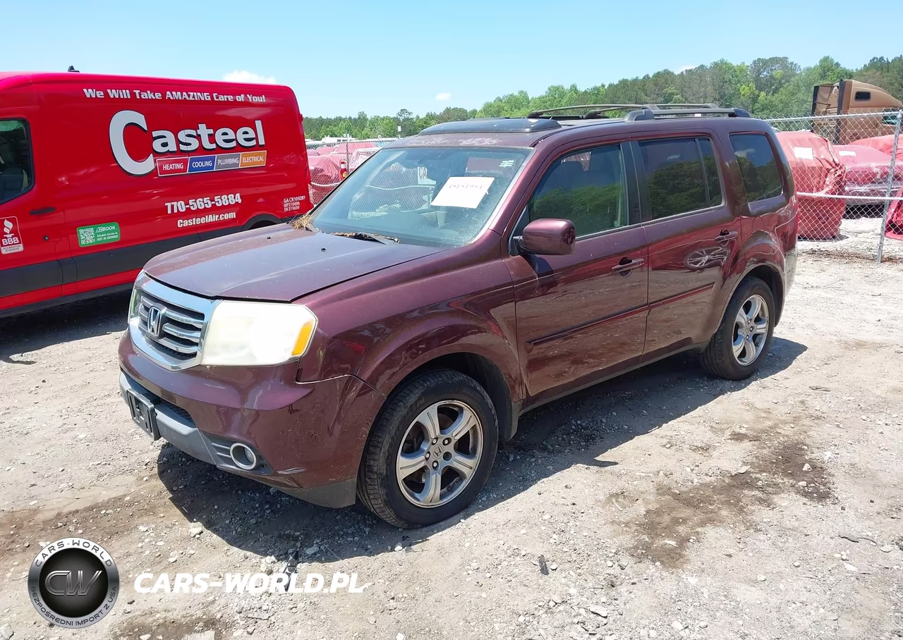 2013 Honda Pilot Ex-L VIN:5FNYF3H56DB005357 - 2