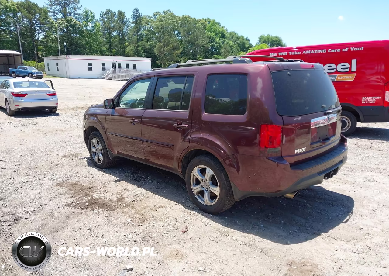 2013 Honda Pilot Ex-L VIN:5FNYF3H56DB005357 - 3