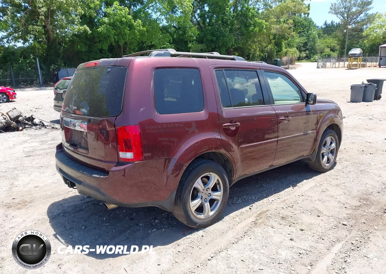 2013 Honda Pilot Ex-L VIN:5FNYF3H56DB005357 - 4