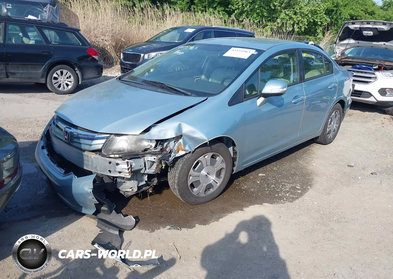 2012 Honda Civic Hybrid VIN:JHMFB4F24CS011420 - 2
