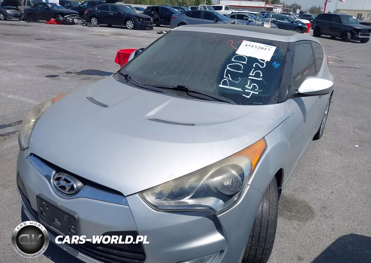 2013 Hyundai Veloster Base W-Black VIN:KMHTC6AD1DU166059 - 2