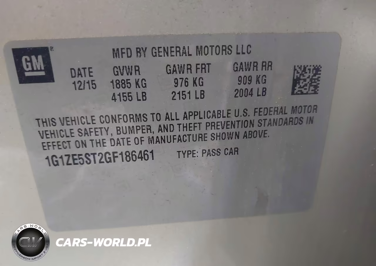 2016 Chevrolet Malibu 1Lt VIN:1G1ZE5ST2GF186461 - 9