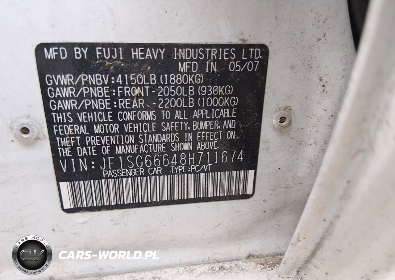 2008 Subaru Forester Sports 2.5X VIN:JF1SG66648H711674 - 9