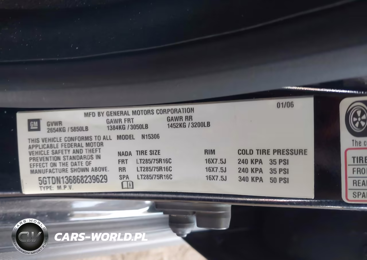 2006 Hummer H3 Suv VIN:5GTDN136868239629 - 9