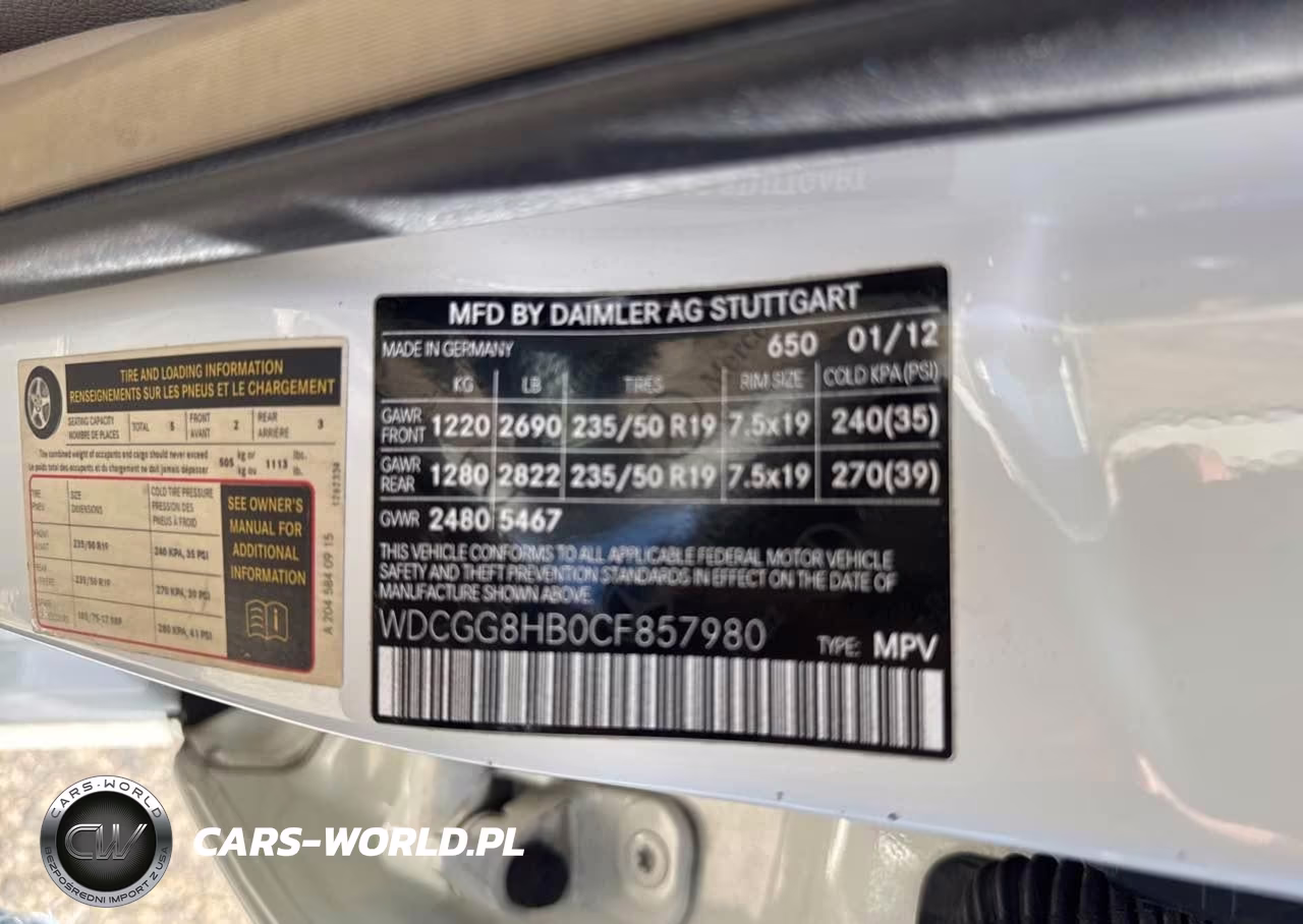 2012 Mercedes-Benz Glk 350 4Matic VIN:WDCGG8HB0CF857980 - 9