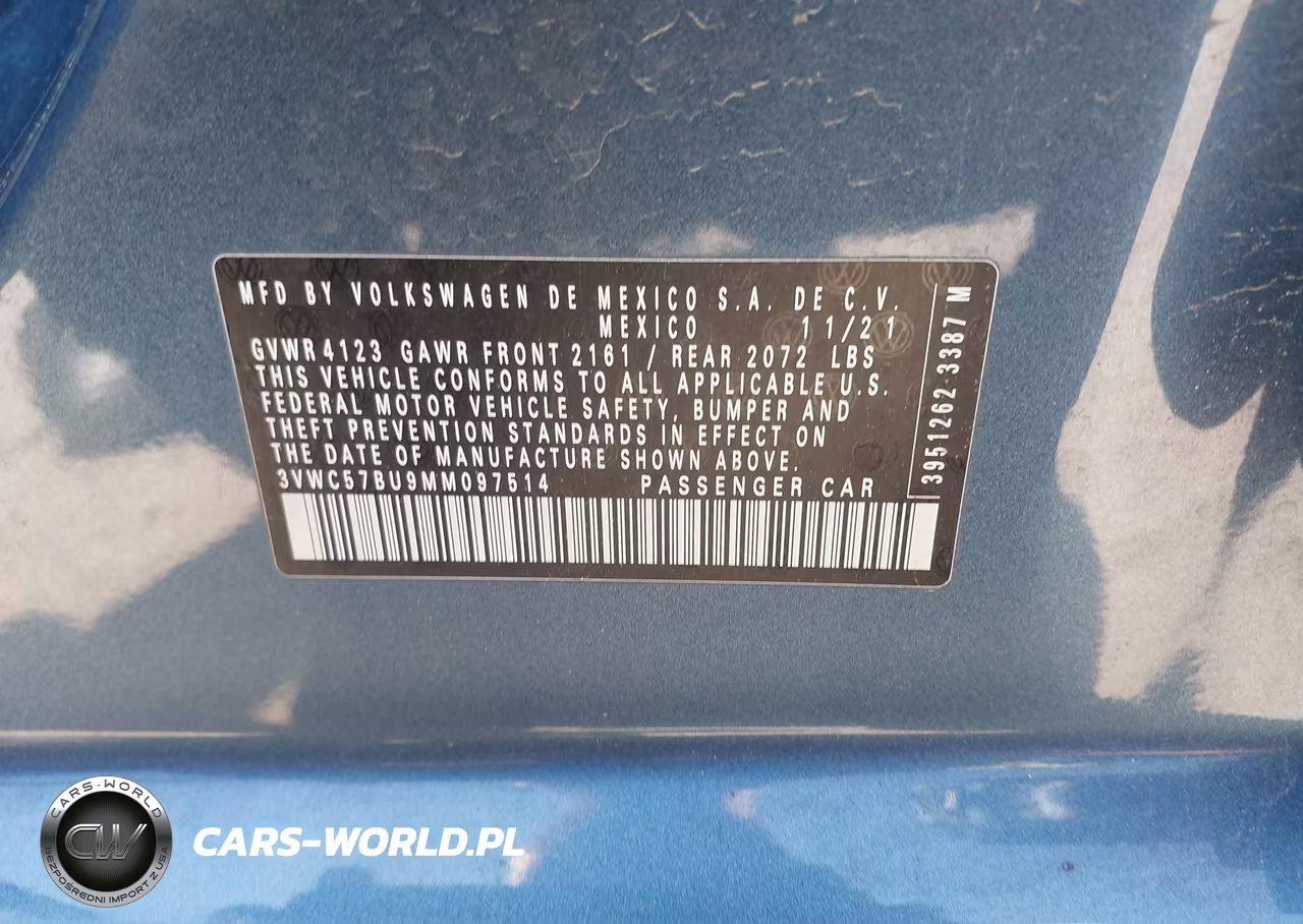 2021 Volkswagen Jetta 1.4T R-Line-1.4T S-1.4T Se VIN:3VWC57BU9MM097514 - 9