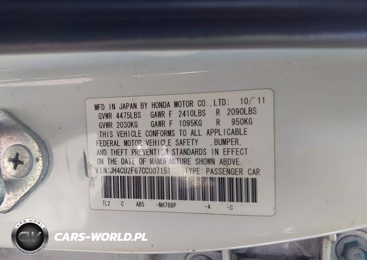 2012 Acura Tsx 2.4 VIN:JH4CU2F67CC007151 - 9