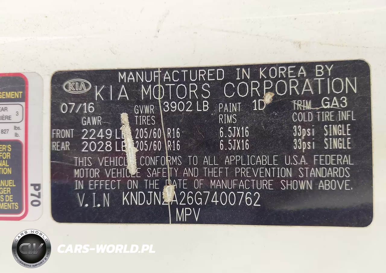 2016 Kia Soul VIN:KNDJN2A26G7400762 - 9