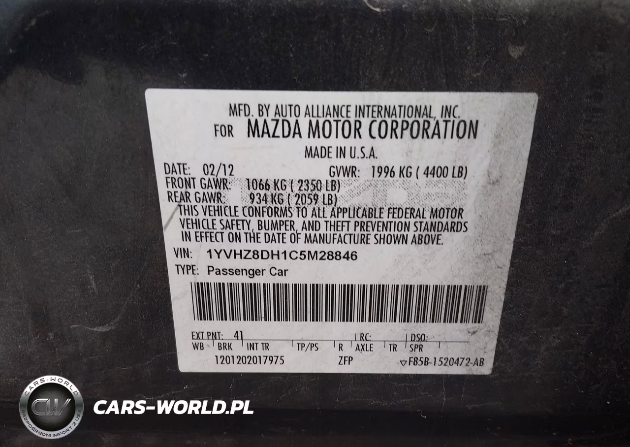 2012 Mazda Mazda6 I Touring VIN:1YVHZ8DH1C5M28846 - 9