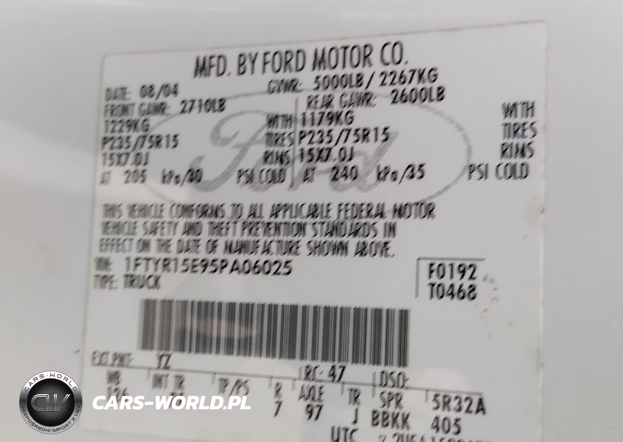 2005 Ford Ranger Edge-Xl-Xlt VIN:1FTYR15E95PA06025 - 9
