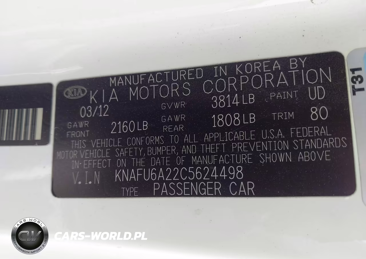 2012 Kia Forte Koup Ex VIN:KNAFU6A22C5624498 - 9