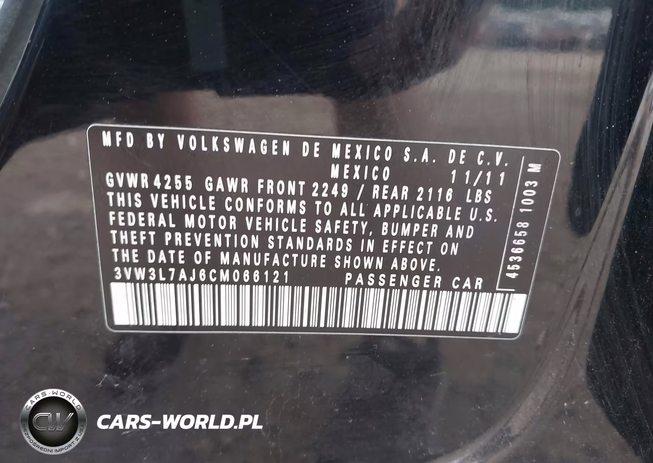 2012 Volkswagen Jetta 2.0L Tdi VIN:3VW3L7AJ6CM066121 - 9