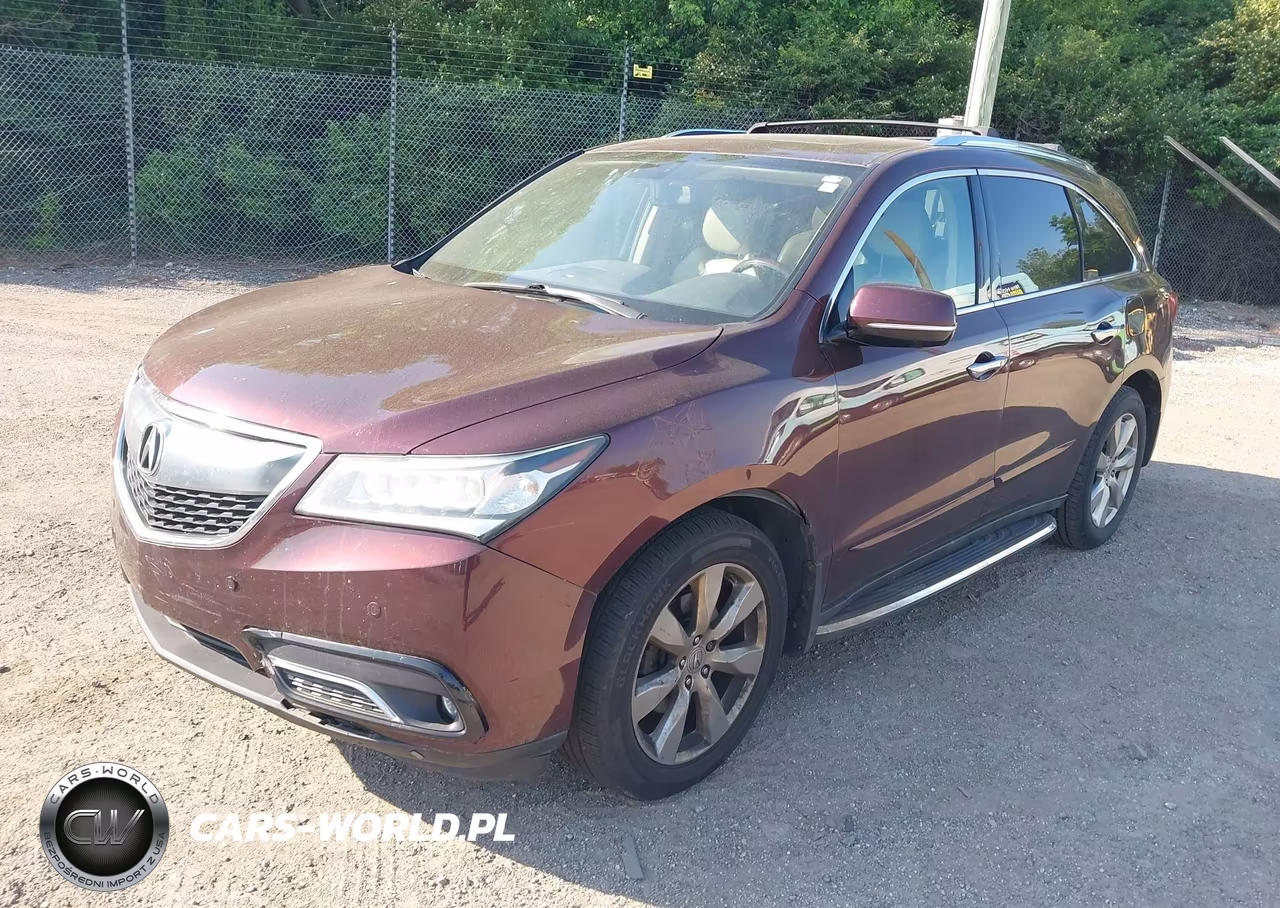 2014 Acura Mdx Advance Pkg W-Entertainment Pkg VIN:5FRYD3H80EB019240 - 2