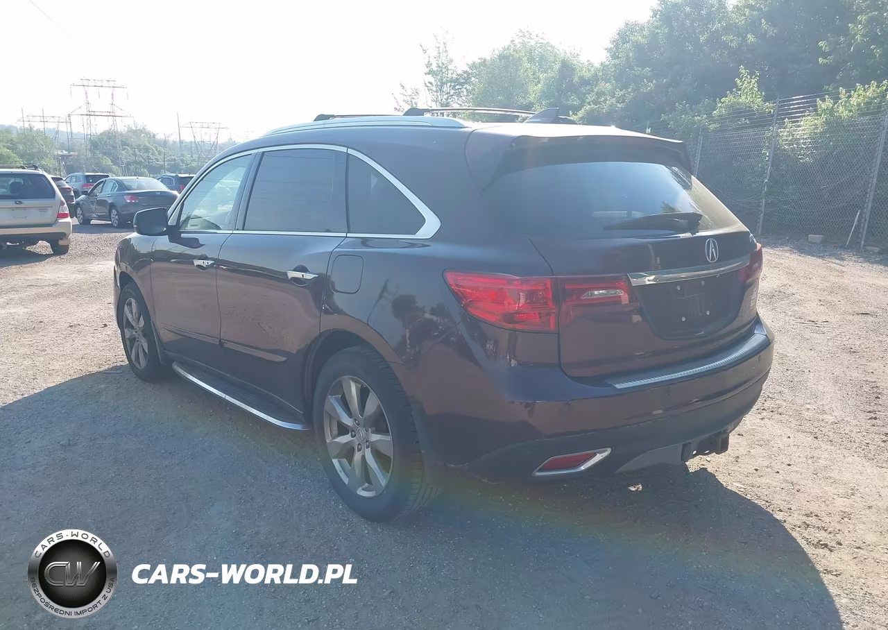 2014 Acura Mdx Advance Pkg W-Entertainment Pkg VIN:5FRYD3H80EB019240 - 3