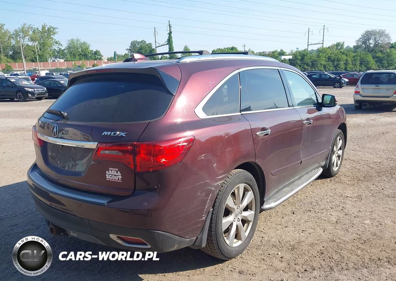 2014 Acura Mdx Advance Pkg W-Entertainment Pkg VIN:5FRYD3H80EB019240 - 4