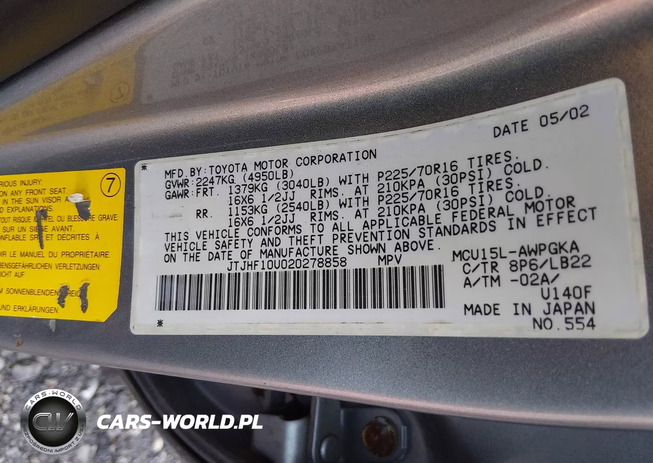2002 Lexus Rx 300 VIN:JTJHF10U020278858 - 9