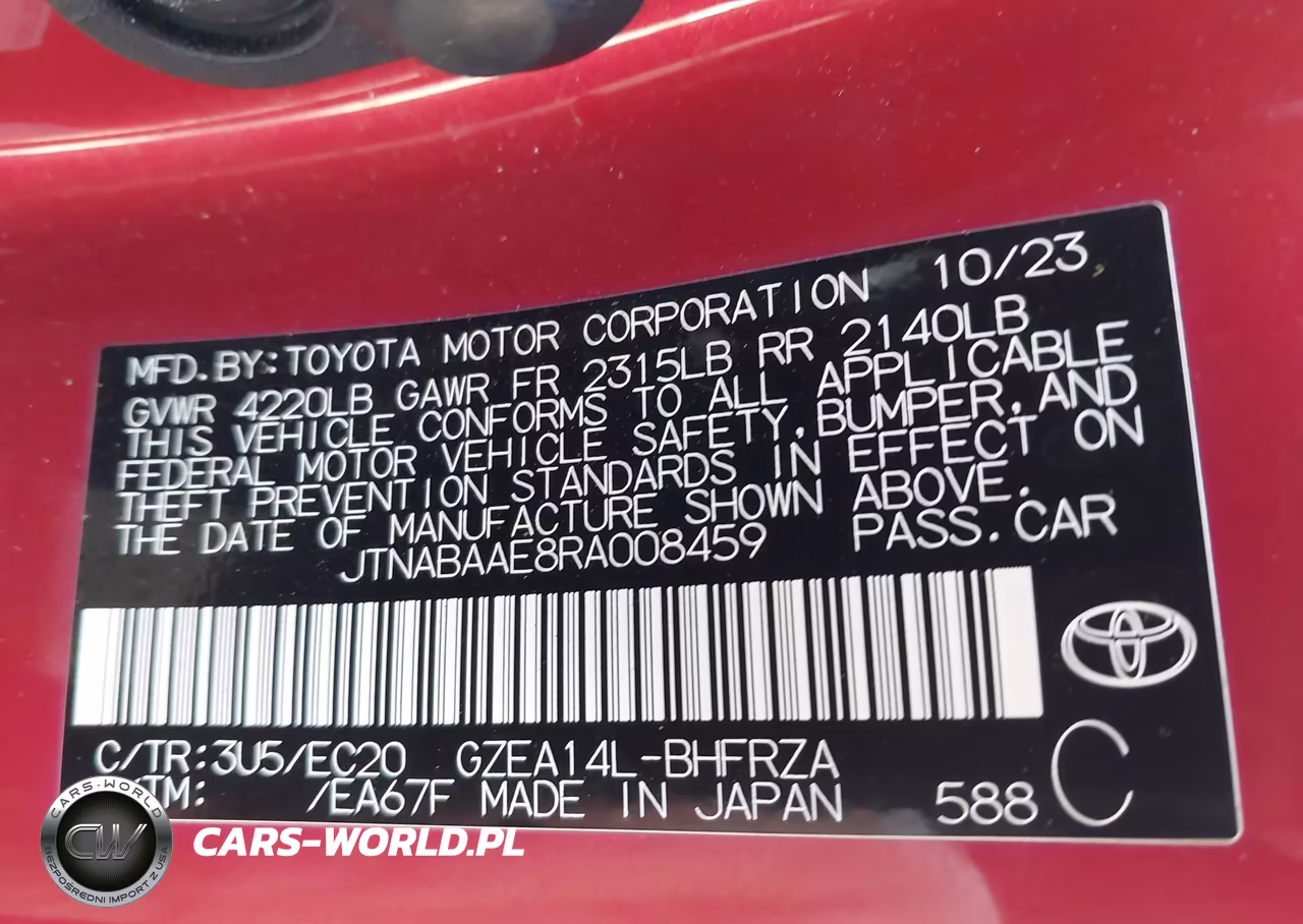 2024 Toyota Gr Corolla Premium VIN:JTNABAAE8RA008459 - 9