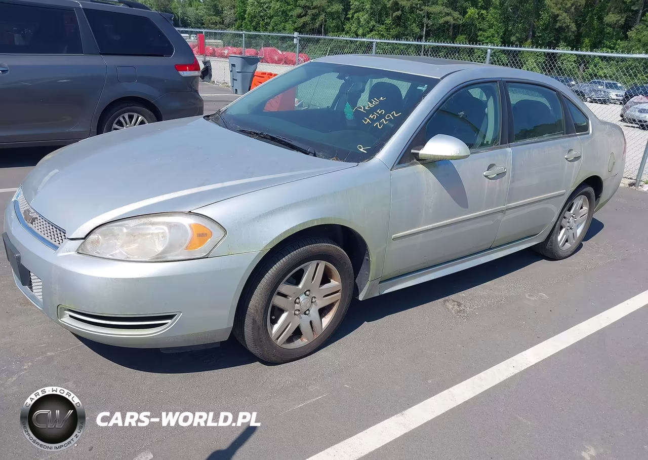 2012 Chevrolet Impala Lt VIN:2G1WG5E34C1213749 - 2