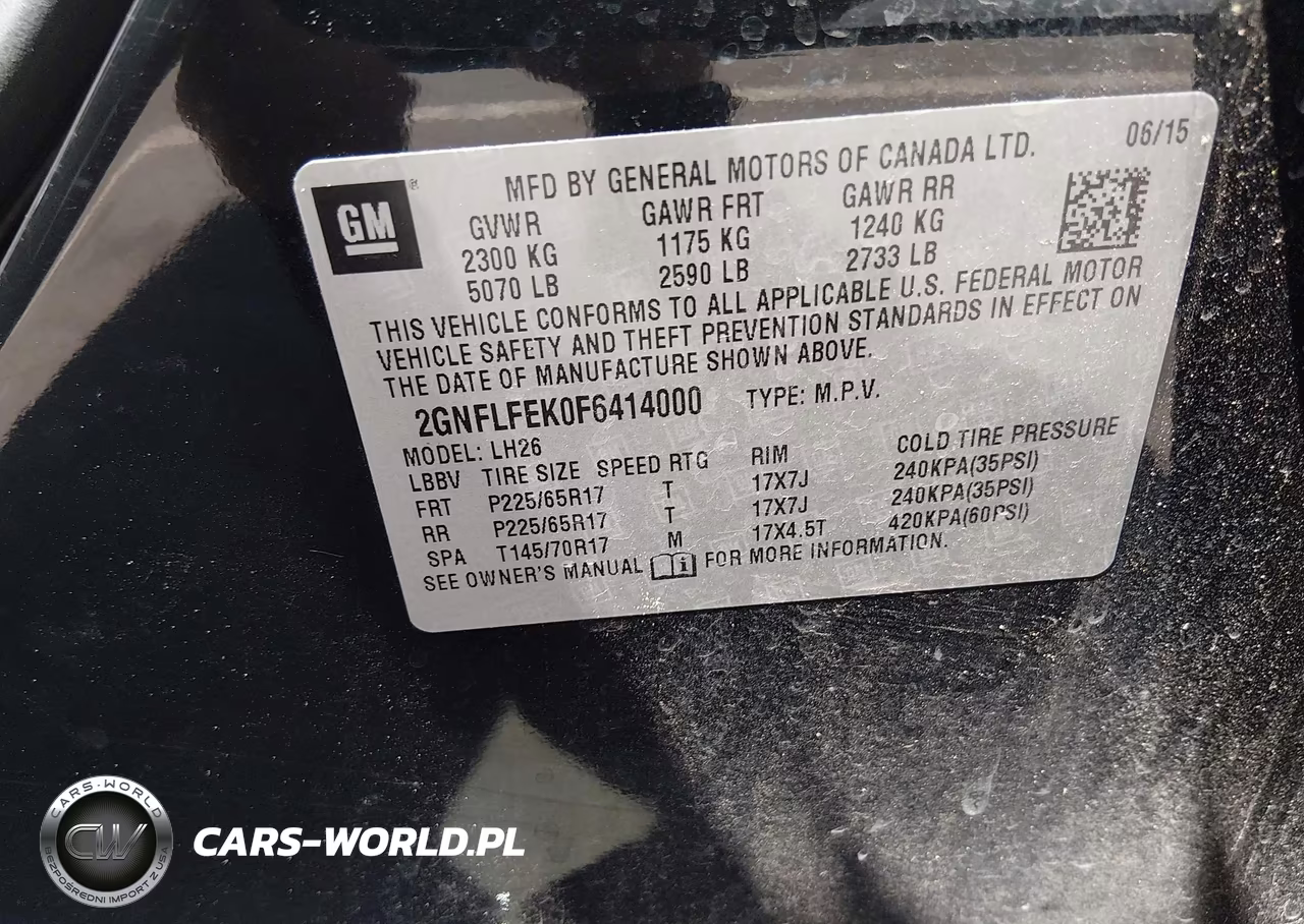 2015 Chevrolet Equinox 1Lt VIN:2GNFLFEK0F6414000 - 9