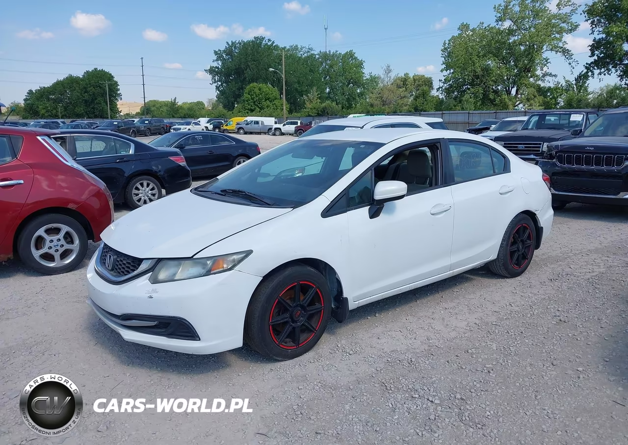 2015 Honda Civic Lx VIN:19XFB2F58FE100415 - 2