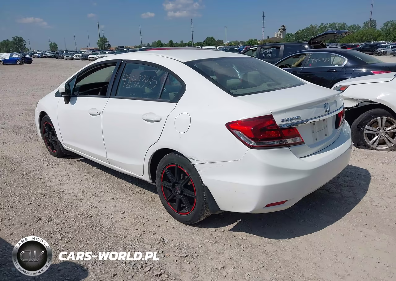 2015 Honda Civic Lx VIN:19XFB2F58FE100415 - 3
