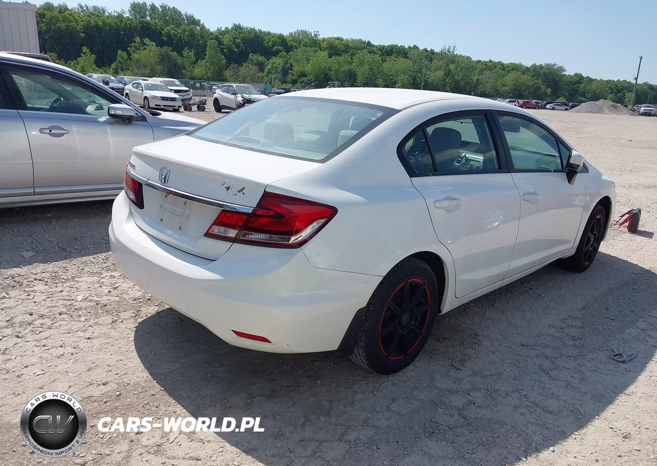 2015 Honda Civic Lx VIN:19XFB2F58FE100415 - 4
