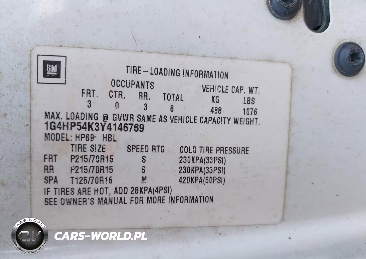 2000 Buick Lesabre Custom VIN:1G4HP54K3Y4146769 - 9