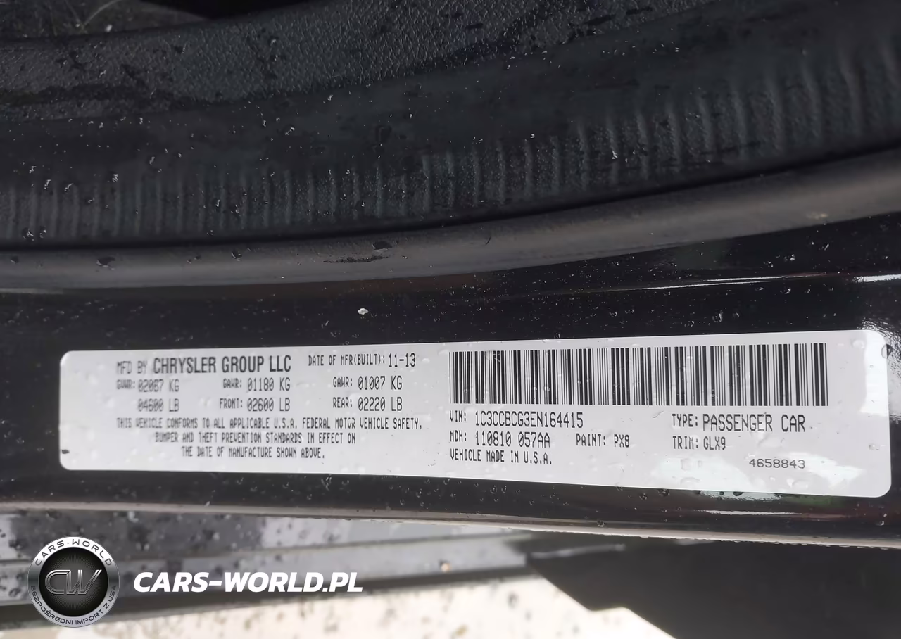 2014 Chrysler 200 Limited VIN:1C3CCBCG3EN164415 - 9