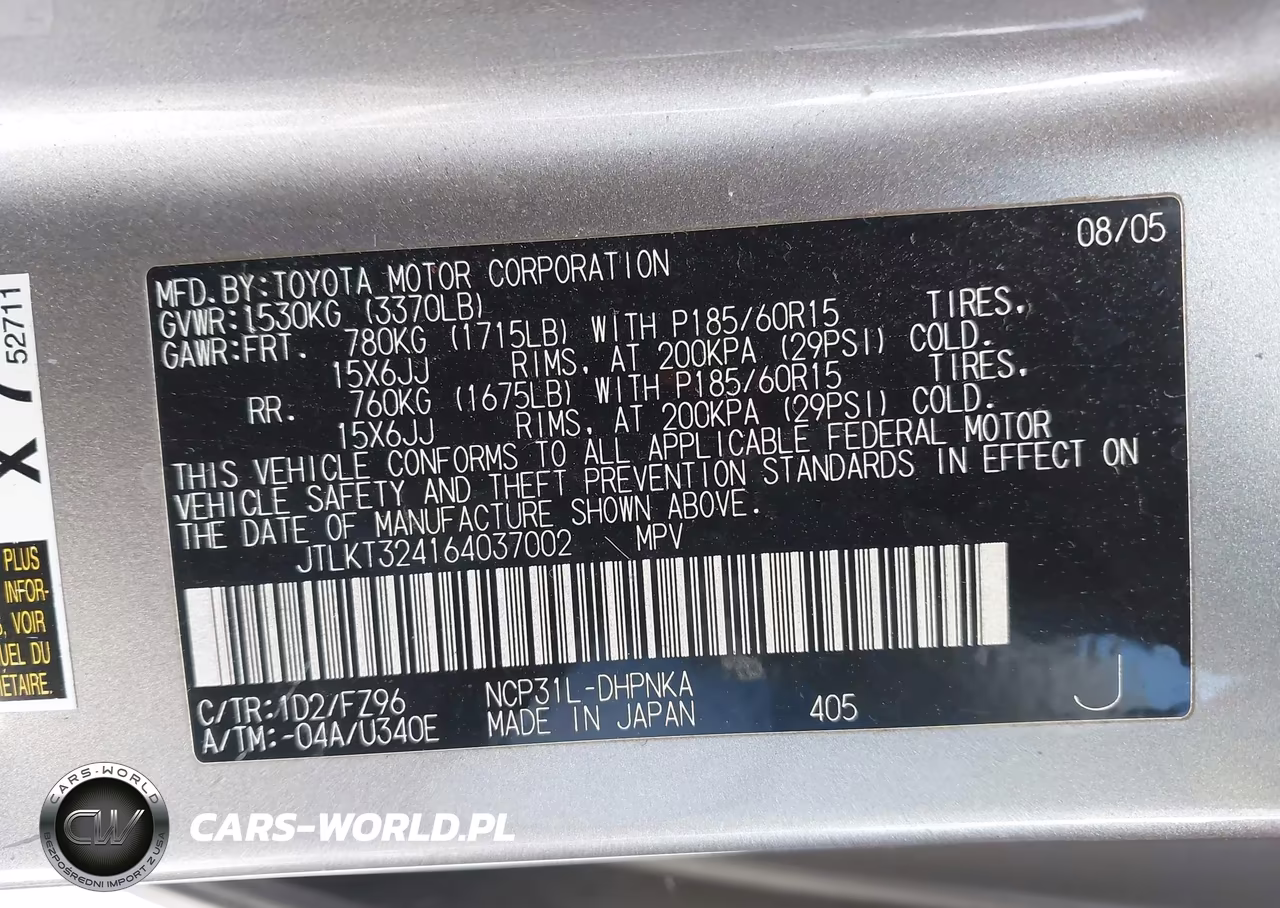 2006 Scion Xb VIN:JTLKT324164037002 - 9