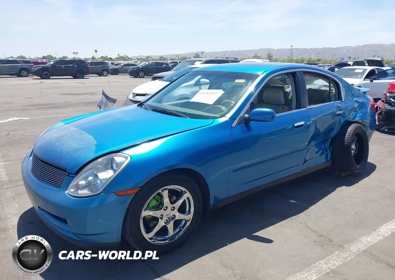 2003 Infiniti G35 Luxury Leather VIN:JNKCV51E93M315347 - 2