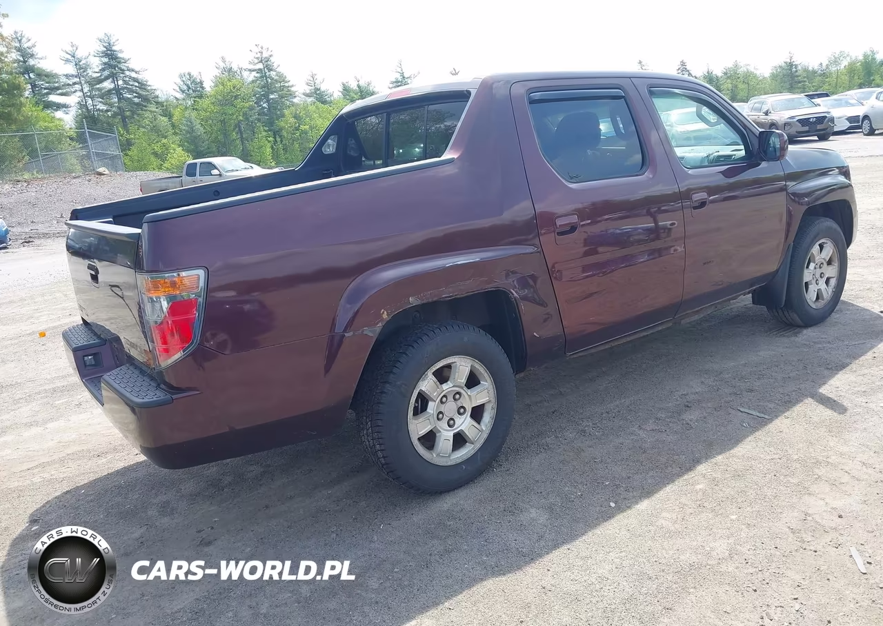 2008 Honda Ridgeline Rts VIN:2HJYK16488H502979 - 4