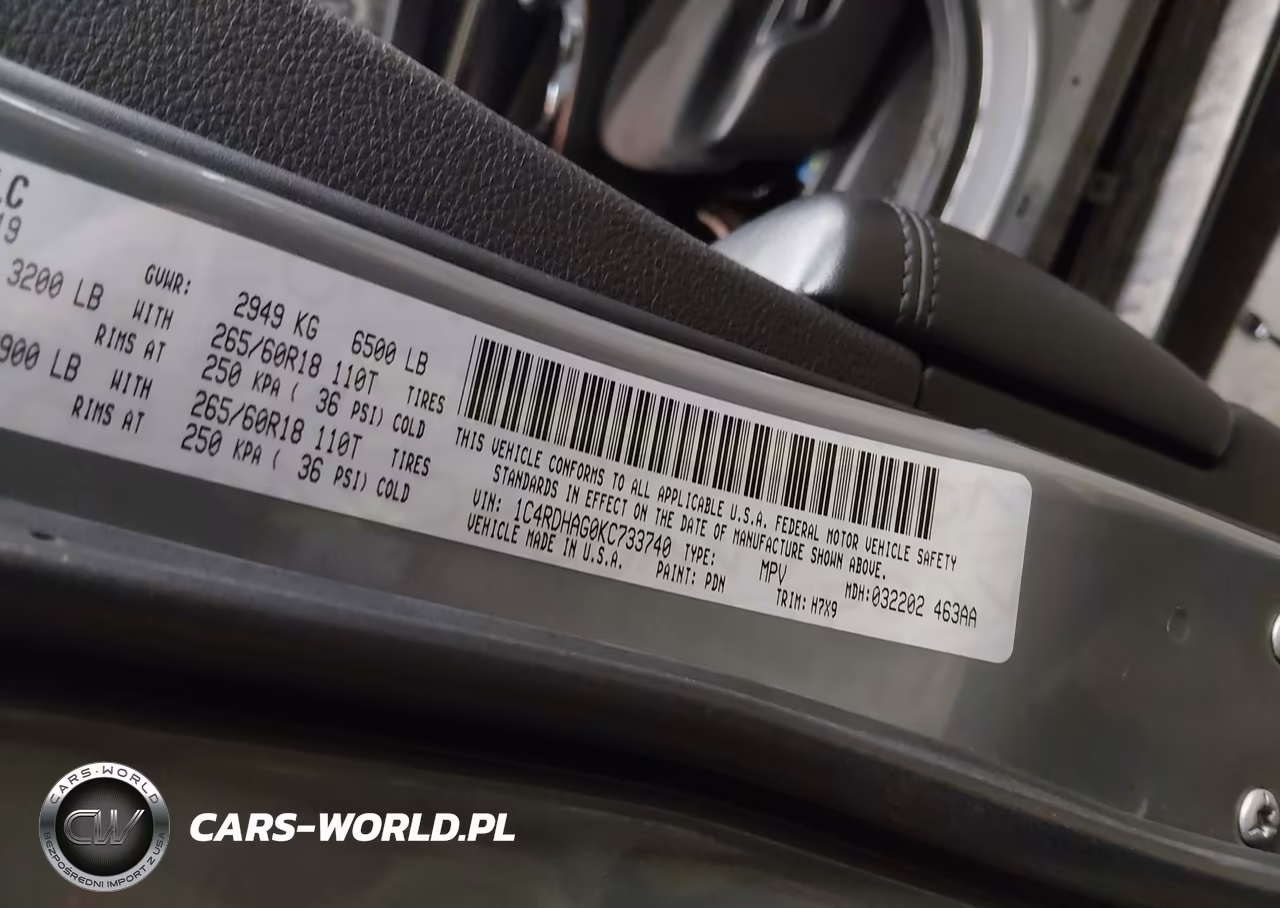 2019 Dodge Durango Sxt Rwd VIN:1C4RDHAG0KC733740 - 9