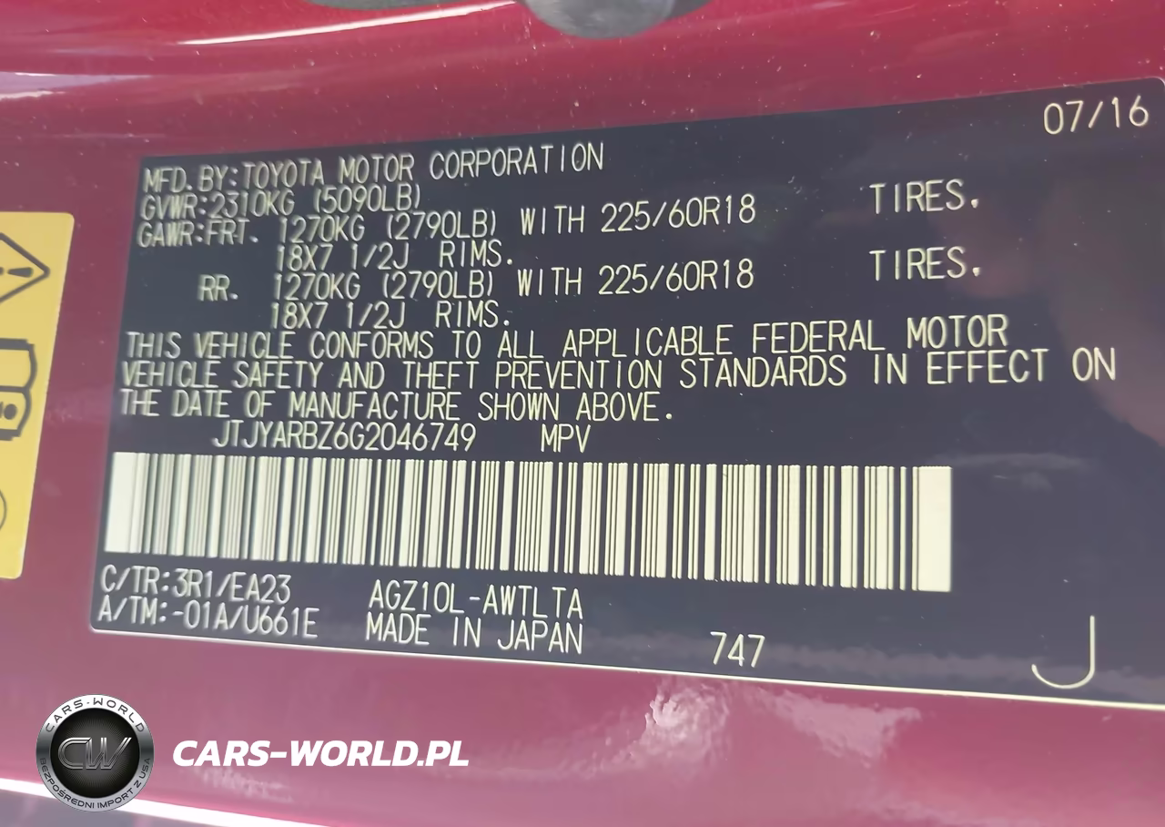 2016 Lexus Nx 200T VIN:JTJYARBZ6G2046749 - 9