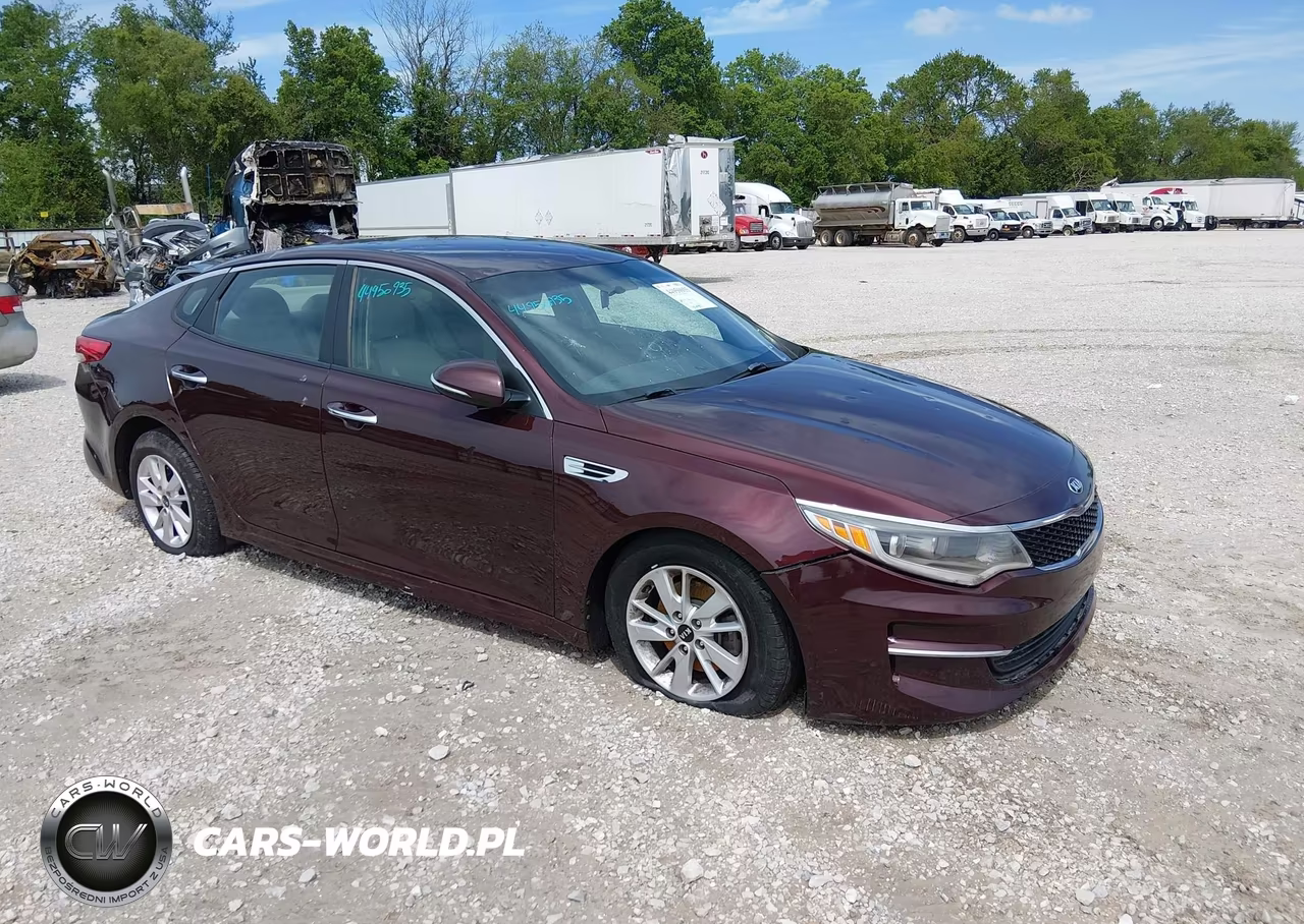 2016 Kia Optima Lx VIN:5XXGT4L38GG107289 - 1