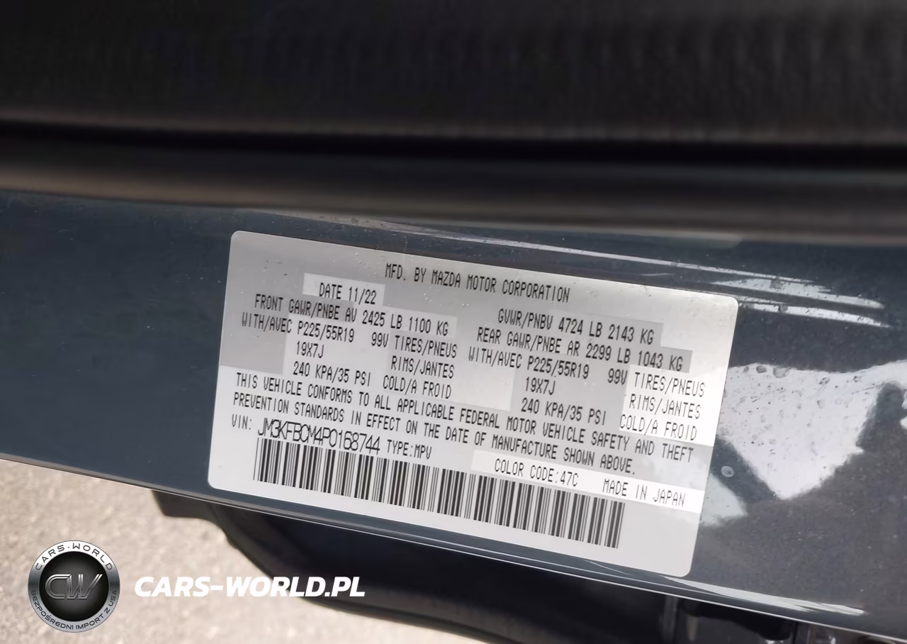 2023 Mazda Cx-5 2.5 S Carbon Edition VIN:JM3KFBCM4P0168744 - 9