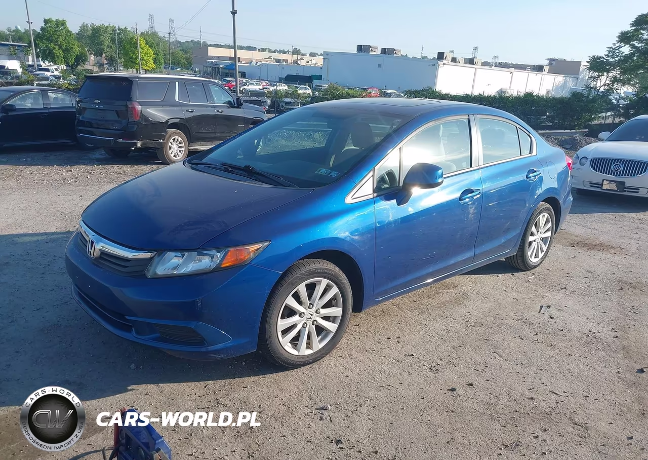 2012 Honda Civic Ex VIN:19XFB2F87CE302488 - 2